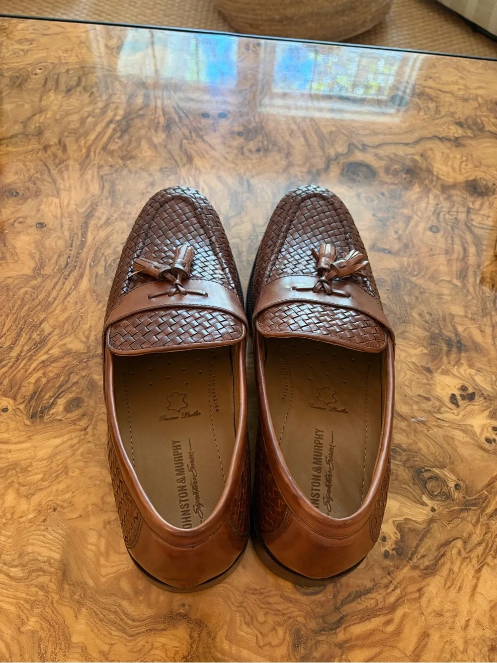 Johnston & Murphy Stratton Woven Calfskin Leather Loafer | Men’s 10 | New in Box